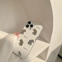 Milk Yellow Base Mirror Rabbit iPhone Case 9