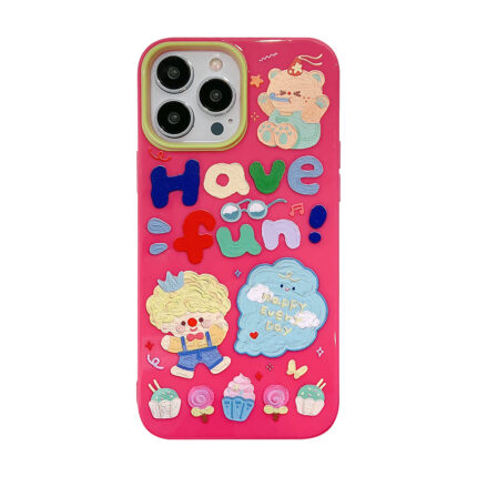 Rose Red Fun Graffiti iPhone Case