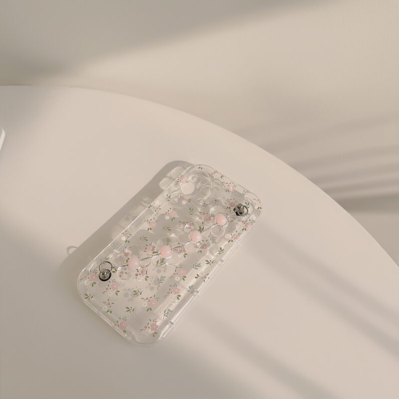 Pink Floral Bracelet iPhone Case 10