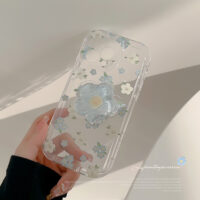 Summer Blue White Floral iPhone Case 2