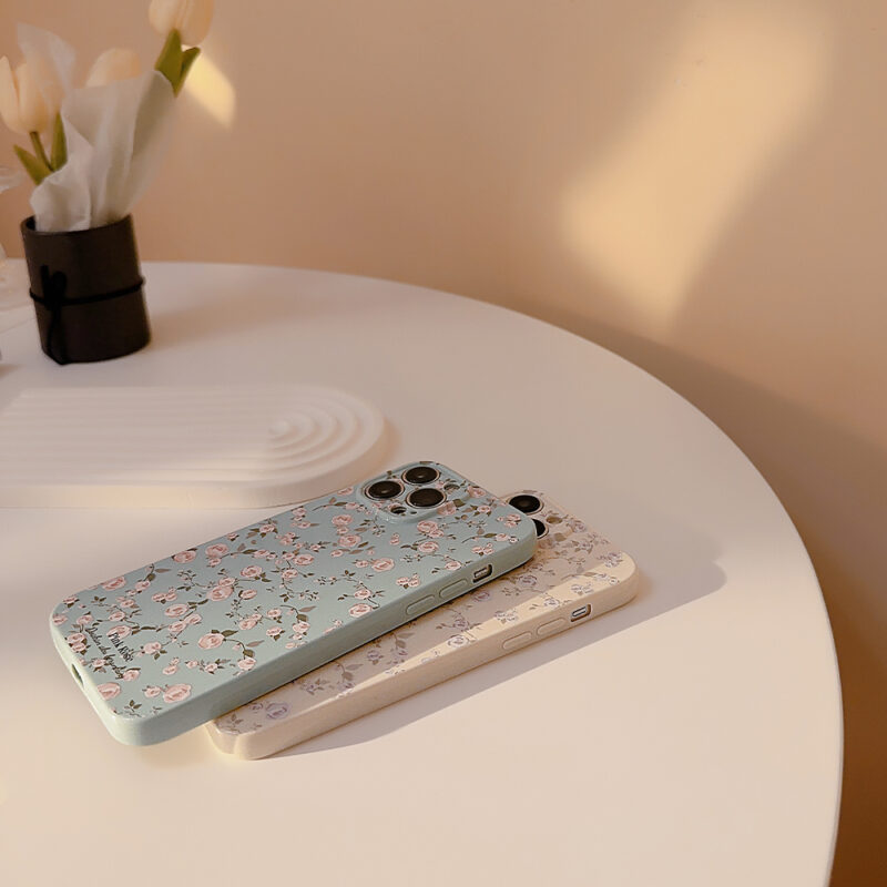Vintage floral roses iPhone Case 6