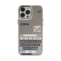 Mirror Keyboard Dog iPhone Case