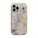 Watercolor Flowers Bear Bracelet iPhone Case