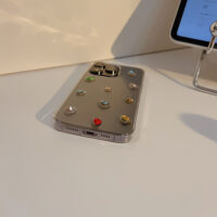 3D Color Rhinestones iPhone Case 12