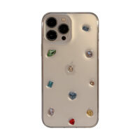 3D Color Rhinestones iPhone Case