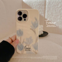 Blue Tulip Flowers iPhone Case 1