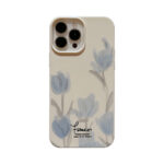 Blue Tulip Flowers iPhone Case