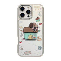 Chic Korean Mirror Puppy House iPhone Case