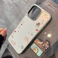 Chic Korean Mirror Puppy House iPhone Case - Image 6