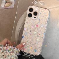 Dazzling Korean Glitter Star iPhone Case - Image 3