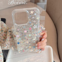 Dazzling Korean Glitter Star iPhone Case - Image 6