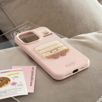 Charming Milk Chestnut Cake iPhone Case - Image 5