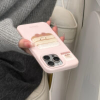 Charming Milk Chestnut Cake iPhone Case - Image 4