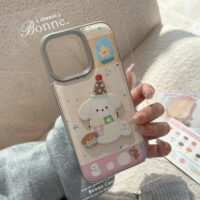 Sweet Puppy Snowman iPhone Case - Image 4