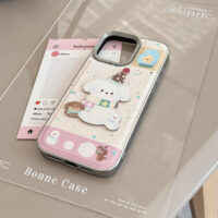 Sweet Puppy Snowman iPhone Case - Image 6