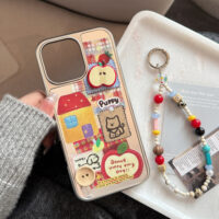 Cute 3D Apple Silver Mirror iPhone Case - Image 5