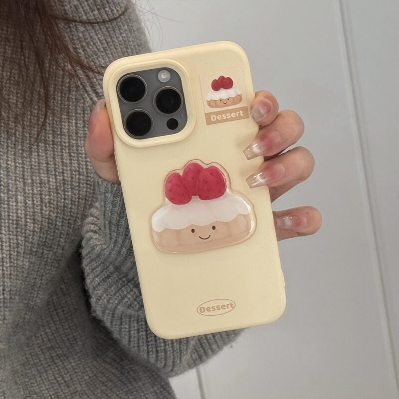 Cute Strawberry Cake iPhone Case-5