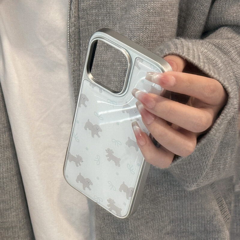 Elegant Teddy Pup iPhone Case-8