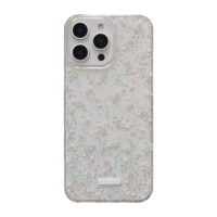 Gentle Pink Mini Rose Sparkle iPhone Case