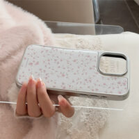 Korean-style Pink Rose Floral iPhone Case - Image 6