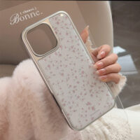 Korean-style Pink Rose Floral iPhone Case - Image 4
