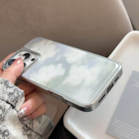 Misty Floral Cloud Dream iPhone Case - Image 4