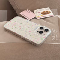 Sparkling Starry Delight Colorful Bow iPhone Case - Image 6