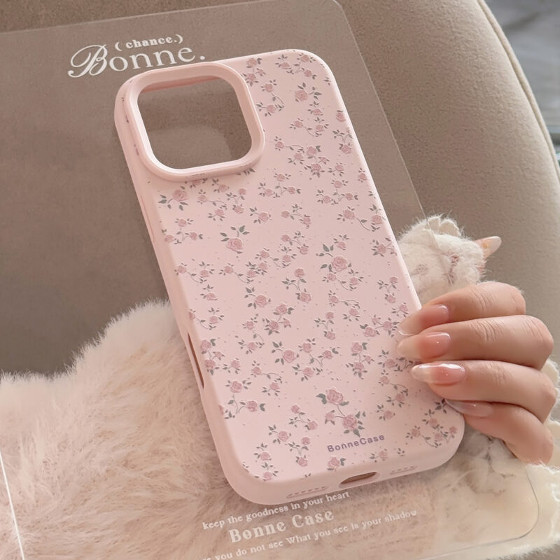 Sweet Pink Rose Fresh Style iPhone Case-1