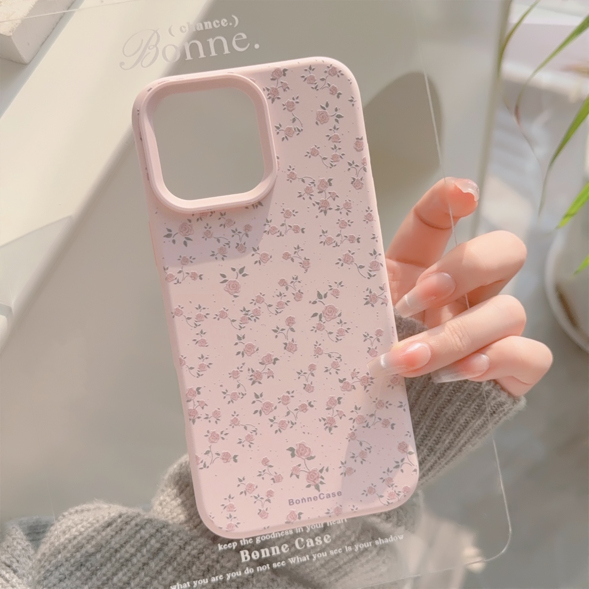 Sweet Pink Rose Fresh Style iPhone Case-2