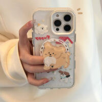 MagSafe Cartoon Puppy Stand iPhone Case - Image 6