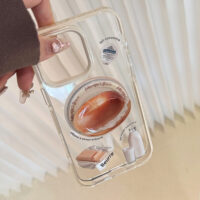 Bagel Stand Milk Cheese iPhone Case - Image 3