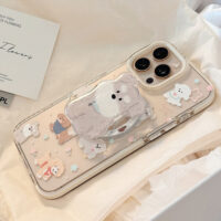 Cute Pups Magnetic Stand iPhone Case - Image 4