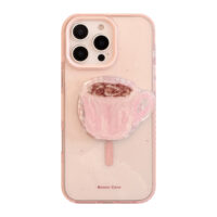 Charming Pink Coffee Cup iPhone Case