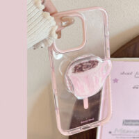 Charming Pink Coffee Cup iPhone Case - Image 4
