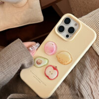 Cream Yellow 3D Fruit iPhone Case - Image 5