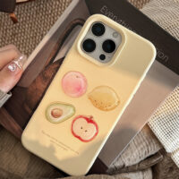 Cream Yellow 3D Fruit iPhone Case - Image 3