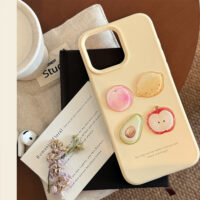 Cream Yellow 3D Fruit iPhone Case - Image 6