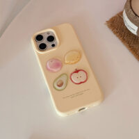 Cream Yellow 3D Fruit iPhone Case - Image 4