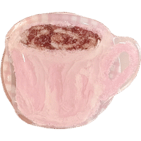 Charming Pink Coffee Cup iPhone Case - Image 2