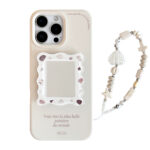 French Mirror Stand Cheese White iPhone Case