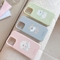 Cute Cartoon Dog Pattern Soft iPhone Case - Image 2