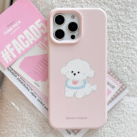 Cute Cartoon Dog Pattern Soft iPhone Case - Image 4