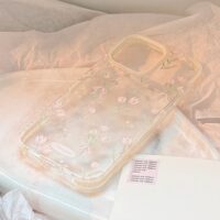 Cute Pink Tulip Bouquet Clear iPhone Case - Image 3