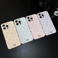 Ins Simple Polka Dot Soft iPhone Case - Image 2