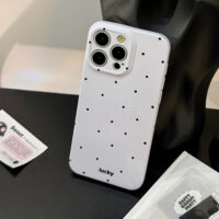 Ins Simple Polka Dot Soft iPhone Case - Image 6