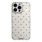 Simple Polka Dot Glitter Retro iPhone Case
