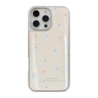 Silver Edged Cherries Westie Dogs iPhone Case