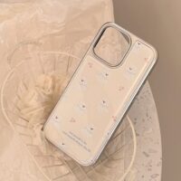 Silver Edged Cherries Westie Dogs iPhone Case - Image 6