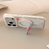 Galactic Heart Magnetic Stand iPhone Case - Image 4
