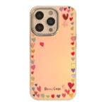 Rainbow Hearts Dopamine Laser iPhone Case
